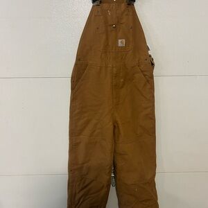 Xs Carhartt Tan Workwear insulated Overalls